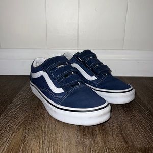Navy Vans Velcro